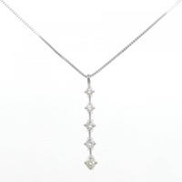 K18WG ダイヤモンド ネックレス 0.30CT