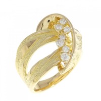 K18YG ダイヤモンド リング 0.30CT