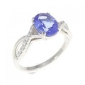 PT タンザナイト リング 1.30CT