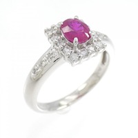 PT ルビー リング 0.57CT