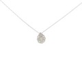 K18WG ダイヤモンド ネックレス 0.10CT