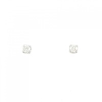 PT ソリティア ダイヤモンド ピアス 0.10CT