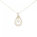 K18PG ダイヤモンド ネックレス 0.500CT