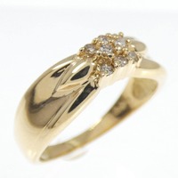 K18YG ダイヤモンド リング 0.07CT