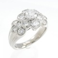 モニッケンダム フラワー ダイヤモンド リング 0.31CT