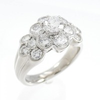 モニッケンダム フラワー ダイヤモンド リング 0.31CT