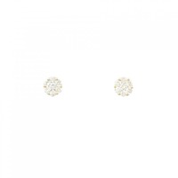 K18YG ダイヤモンド ピアス 0.14CT