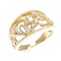 K18YG ダイヤモンド リング 0.25CT