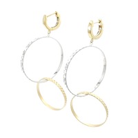 K18YG/K14WG ピアス