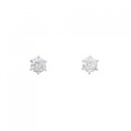 PT ソリティア ダイヤモンド ピアス 0.50CT