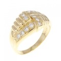 K18YG ダイヤモンド リング 0.30CT