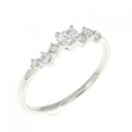 PT ハート ダイヤモンド リング 0.106CT