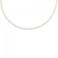 シルバークラスプ アコヤパール ネックレス 3.5-4mm