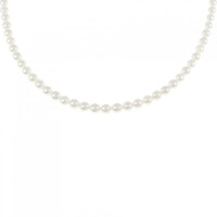 シルバークラスプ アコヤパール ネックレス 3.5-4mm