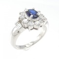 PT サファイヤ リング 0.83CT