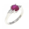 PT ルビー リング 1.047CT