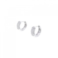 ポンテヴェキオ パヴェ ピアス 0.32CT