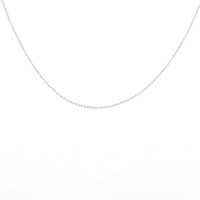 K18WG アズキ チェーンネックレス