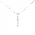 K18WG ダイヤモンド ネックレス 0.32CT