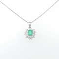PT エメラルド ネックレス 1.14CT