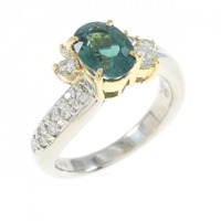 PT/K18YG トルマリン リング 1.09CT