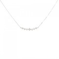 【リメイク】K18YG ダイヤモンド ネックレス 0.15CT