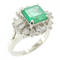 PT エメラルド リング 1.55CT