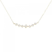 【リメイク】K18YG ダイヤモンド ネックレス 0.15CT
