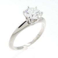 ティファニー クラシックソリティア リング 0.67CT