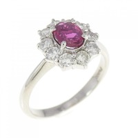 PT ルビー リング 0.56CT
