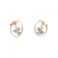 K18PG トルマリン ピアス