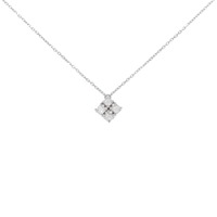 K18WG ダイヤモンド ネックレス 0.08CT