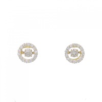 K18YG ダイヤモンド ピアス 0.76CT
