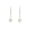 K18WG ダイヤモンド ピアス 0.286CT