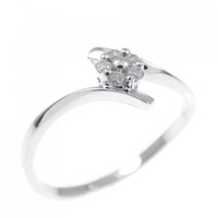 750WG ダイヤモンド リング 0.05CT