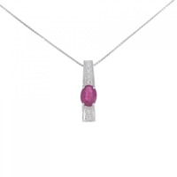 PT ルビー ネックレス 1.418CT