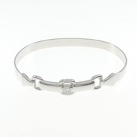 K18WG ダイヤモンド バングル 0.305CT