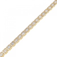 K18YG ダイヤモンド ブレスレット 3.07CT