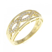 K18YG ダイヤモンド リング 0.20CT