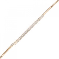 K18PG ダイヤモンド ブレスレット 1.75CT