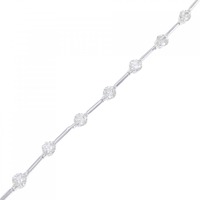 K18WG ダイヤモンド ブレスレット 2.00CT