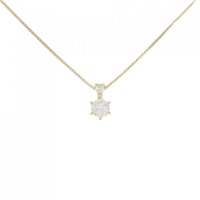 K18YG ダイヤモンド ネックレス 0.50CT