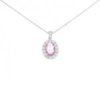 PT サファイヤ ネックレス 0.73CT