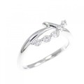 K18WG ダイヤモンド リング 0.16CT
