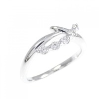 K18WG ダイヤモンド リング 0.16CT