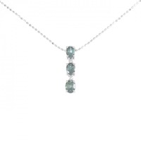 K18WG/750WG アレキサンドライト ネックレス 0.67CT