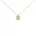 K18YG ダイヤモンド ネックレス 0.13CT