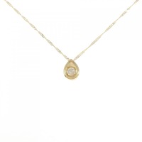 K18YG ダイヤモンド ネックレス 0.13CT
