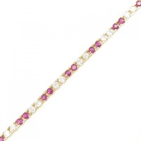 K18YG ルビー ブレスレット 2.36CT