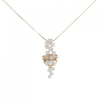 K18PG ダイヤモンド ネックレス 1.00CT